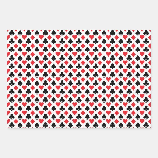 Kartenmuster Geschenkpapier Set (Vorderseite 3)