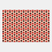 Kartenmuster Geschenkpapier Set (Vorderseite)