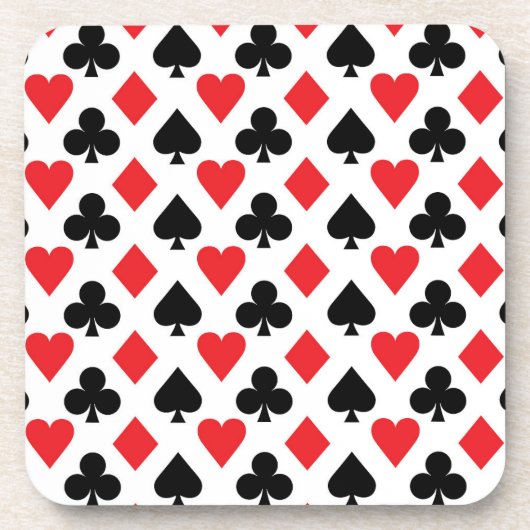 Kartenmuster Getränkeuntersetzer (Vorderseite)