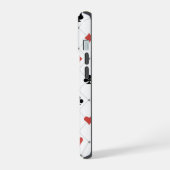 Kartenmuster iPhone 15 Hülle (Linke Seite)