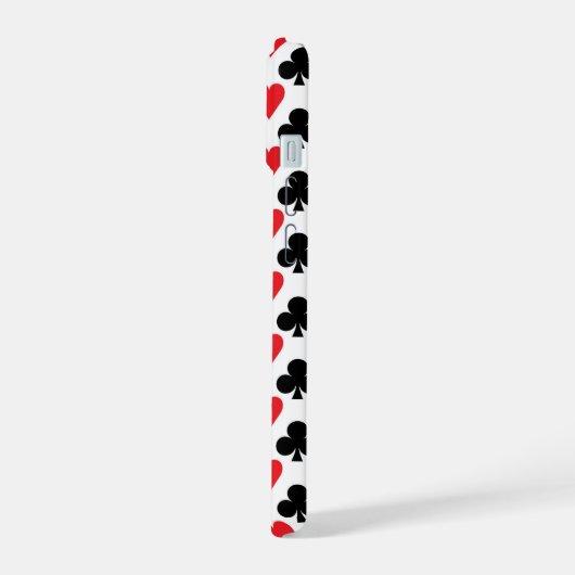 Kartenmuster iPhone 15 Hülle (Linke Seite)