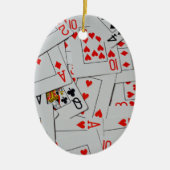 Kartenmuster, Keramik Ornament (Vorne)