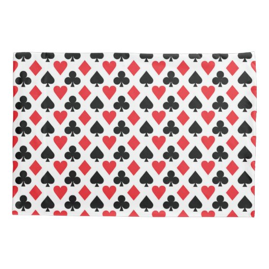 Kartenmuster Kissenbezug (Rückseite-Links)