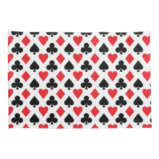 Kartenmuster Kissenbezug (Rückseite-Rechts)