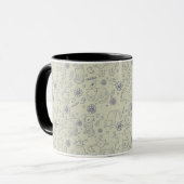 Kartenmuster mit lustigen Katzen Tasse (Vorderseite Links)