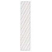 Kartenmuster Mittelgroßer Tischläufer (Vorderseite)