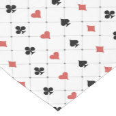 Kartenmuster Mittelgroßer Tischläufer (Ecke)