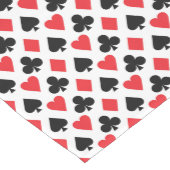 Kartenmuster Mittelgroßer Tischläufer (Ecke)