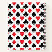 Kartenmuster Notizblock (Rückseite)