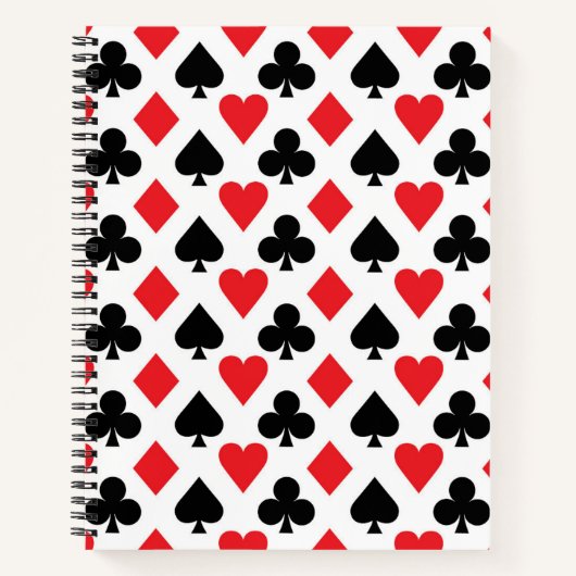 Kartenmuster Notizblock (Vorderseite)
