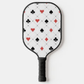 Kartenmuster Pickleball Schläger (Vorderseite)