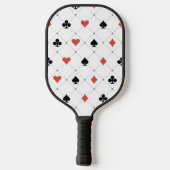 Kartenmuster Pickleball Schläger (Rückseite)