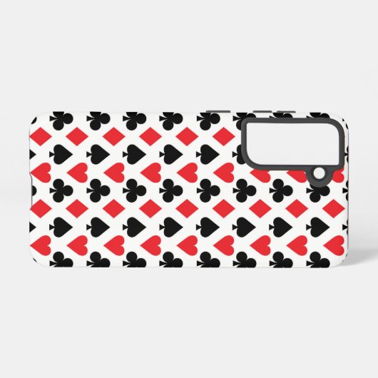 Kartenmuster Samsung Galaxy Hülle (Rückseite (Horizontal))