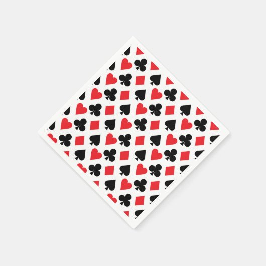 Kartenmuster Serviette (Ecke)