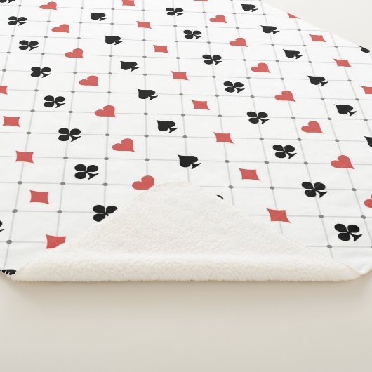 Kartenmuster Sherpadecke (3/4)