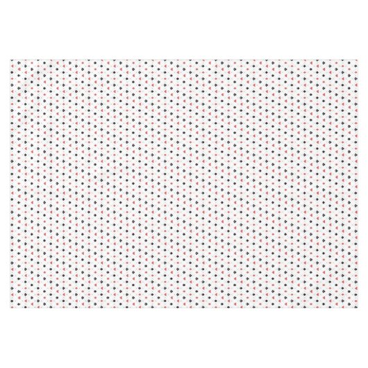 Kartenmuster Tischdecke (Vorderseite (Horizontal))