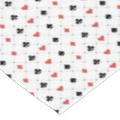 Kartenmuster Tischdecke (Schrägansicht)