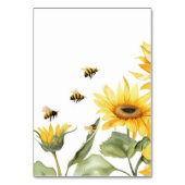 Kartennummer für Bienen und Blume Tischnummer (Rückseite)
