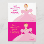 Kartenpaarung für Hübsche Princess-Valentinen Dankeskarte (Vorderseite)