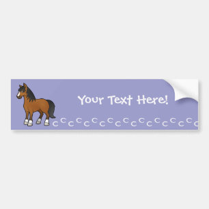 Kartenpferd or more likely: Zeichentrickpferd. How Autoaufkleber
