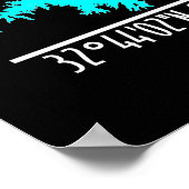 Kartenposter Lake Martin Alabama Poster (Ecke)