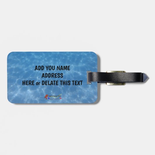 Kartenpuffer Gepäckanhänger (Rückseite horizontal)