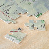 Kartenpuzzlespiel des felsiger Berg (Colorado) Puzzle (Seite)