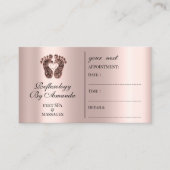 Kartenreflexmassage Heilung Rose Terminkarte (Vorderseite)