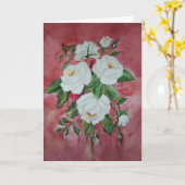 Kartenrosen Karte (Gelbe Blume)