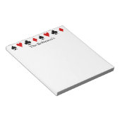 Kartensatz ~ Personalisiert Notizblock (angewinkelt)