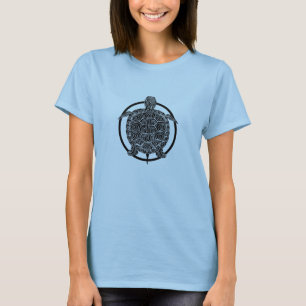 Kartenschildkröte Zeichne - Wildlife Circle Serie T-Shirt
