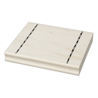 Kartenseitengrenzen Große Briefmarke aus Kautschuk Gummistempel