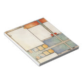 Kartenseitenlayout-Skript Notizblock (angewinkelt)