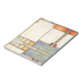 Kartenseitenlayout-Skript Notizblock (Rotiert)