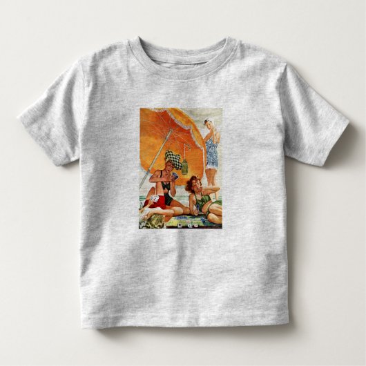 Kartenspiel am Strand von Alex Ross Kleinkind T-shirt (Vorderseite)