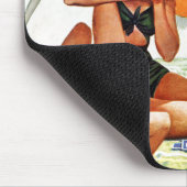 Kartenspiel am Strand von Alex Ross Mousepad (Ecke)