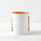 Kartenspiel am Strand von Alex Ross Tasse (Zentrum)