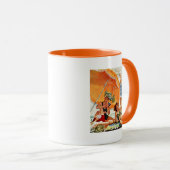 Kartenspiel am Strand von Alex Ross Tasse (VorderseiteRechts)