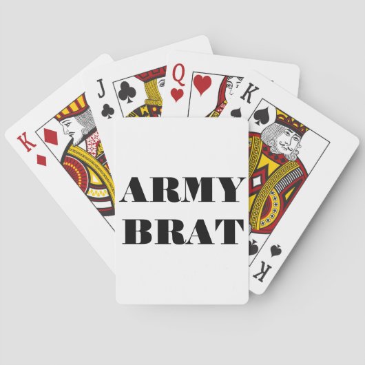 Kartenspiel Army Brat Spielkarten (Rückseite)