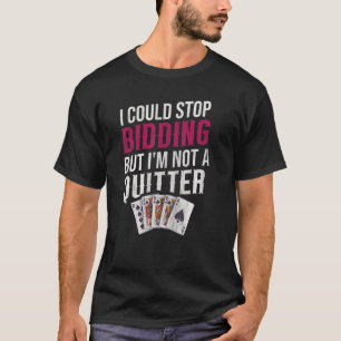 Kartenspiel-Brücke für einen Bridge-Player T-Shirt