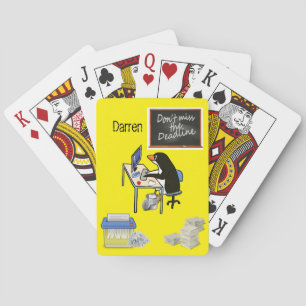 Kartenspiel Deck Pinguin Office Deadline Gelb Spielkarten