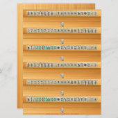 Kartenspiel Einladung (Vorne/Hinten)