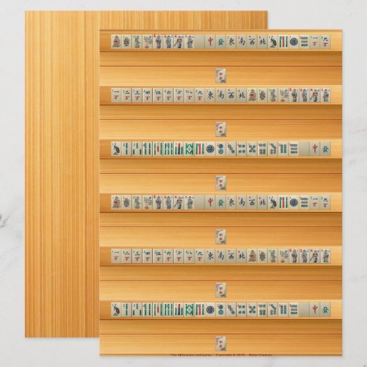 Kartenspiel Einladung (Vorne/Hinten)