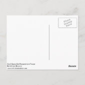 Kartenspiel-Endbauern in einer Taverne Postkarte (Rückseite)