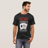 Kartenspiel-Euchonzept für einen Euchre-Spieler T-Shirt (Vorne ganz)