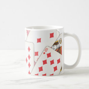 Kartenspiel Kaffeetasse