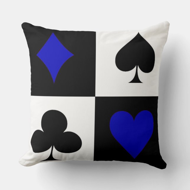 Kartenspiel Kissen (Vorderseite)