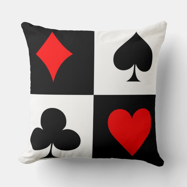 Kartenspiel Kissen (Vorderseite)