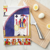 "Kartenspiel" Küchentuch (Viertel Falte)