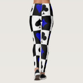 Kartenspiel Leggings (Rückseite)